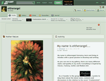 Tablet Screenshot of eitherangel.deviantart.com