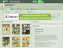 Tablet Screenshot of albasperchu.deviantart.com