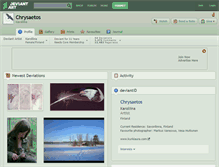 Tablet Screenshot of chrysaetos.deviantart.com
