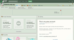 Desktop Screenshot of fluttershy-says-yay.deviantart.com
