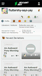 Mobile Screenshot of fluttershy-says-yay.deviantart.com