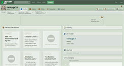 Desktop Screenshot of harleygal26.deviantart.com