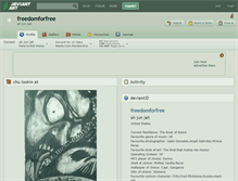 Tablet Screenshot of freedomforfree.deviantart.com
