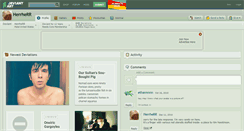 Desktop Screenshot of herrherr.deviantart.com