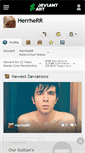 Mobile Screenshot of herrherr.deviantart.com