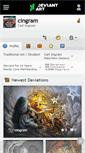 Mobile Screenshot of cingram.deviantart.com