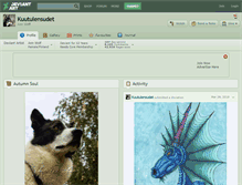 Tablet Screenshot of kuutulensudet.deviantart.com