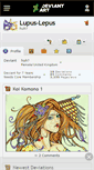 Mobile Screenshot of lupus-lepus.deviantart.com