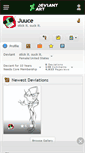 Mobile Screenshot of juuce.deviantart.com