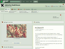 Tablet Screenshot of katherine-deathmouse.deviantart.com