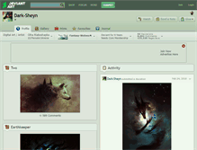 Tablet Screenshot of dark-sheyn.deviantart.com