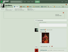 Tablet Screenshot of janubanu.deviantart.com