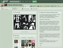 Tablet Screenshot of charles-dickens-fans.deviantart.com