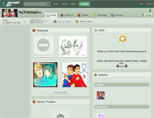 Tablet Screenshot of nutrekslash.deviantart.com