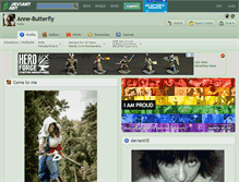 Tablet Screenshot of anne-butterfly.deviantart.com
