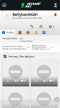 Mobile Screenshot of bellylovingirl.deviantart.com