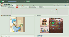 Desktop Screenshot of crimsonfire3.deviantart.com