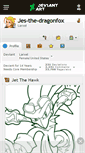 Mobile Screenshot of jes-the-dragonfox.deviantart.com