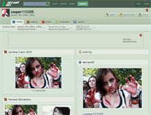 Tablet Screenshot of cooper113355.deviantart.com