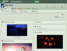 Tablet Screenshot of nyan-tortik.deviantart.com