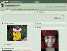 Tablet Screenshot of fromzombieswithlove.deviantart.com
