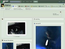 Tablet Screenshot of dilighted.deviantart.com