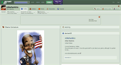 Desktop Screenshot of mikehankins.deviantart.com