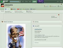 Tablet Screenshot of mikehankins.deviantart.com