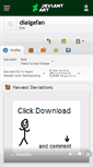 Mobile Screenshot of dialgafan.deviantart.com