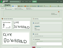 Tablet Screenshot of dialgafan.deviantart.com