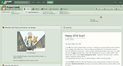 Desktop Screenshot of project-game.deviantart.com