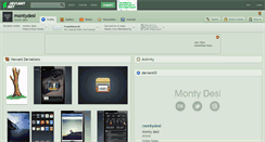 Desktop Screenshot of montydesi.deviantart.com