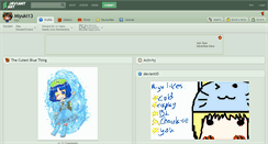 Desktop Screenshot of miyuki13.deviantart.com