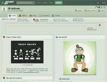 Tablet Screenshot of jk-antwon.deviantart.com