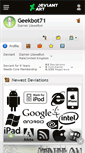 Mobile Screenshot of geekbot71.deviantart.com