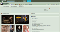 Desktop Screenshot of anaaesthetic.deviantart.com