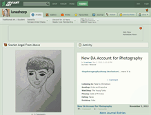 Tablet Screenshot of lunasheep.deviantart.com