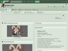 Tablet Screenshot of giuliano-zero.deviantart.com