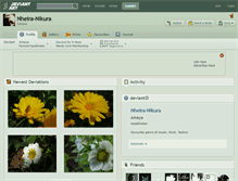Tablet Screenshot of nheira-nikura.deviantart.com