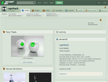Tablet Screenshot of capnhack.deviantart.com