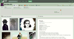 Desktop Screenshot of dark-rain-girl.deviantart.com