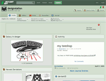 Tablet Screenshot of designstation.deviantart.com