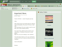 Tablet Screenshot of nature-abstracted.deviantart.com