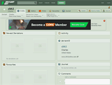 Tablet Screenshot of chh3.deviantart.com