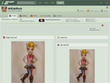 Tablet Screenshot of mhedelrock.deviantart.com