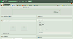 Desktop Screenshot of itakuhayuu.deviantart.com