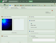 Tablet Screenshot of de.deviantart.com