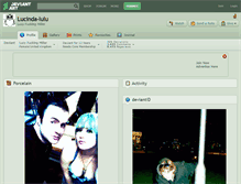 Tablet Screenshot of lucinda-lulu.deviantart.com