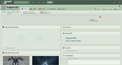 Desktop Screenshot of program-00x.deviantart.com