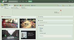 Desktop Screenshot of danux.deviantart.com
